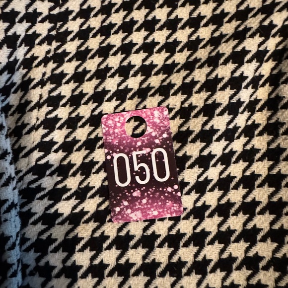 Old Navy Womens Houndstooth Maxi Coat Jacket XL Preppy Twee Classic Longline - Picture 6 of 6